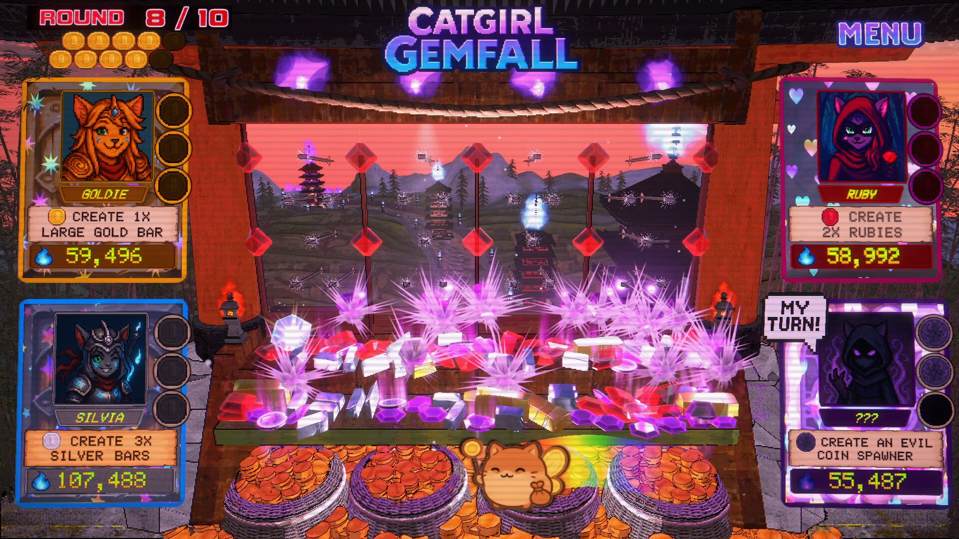 Catgirl Gemfall screenshot 9