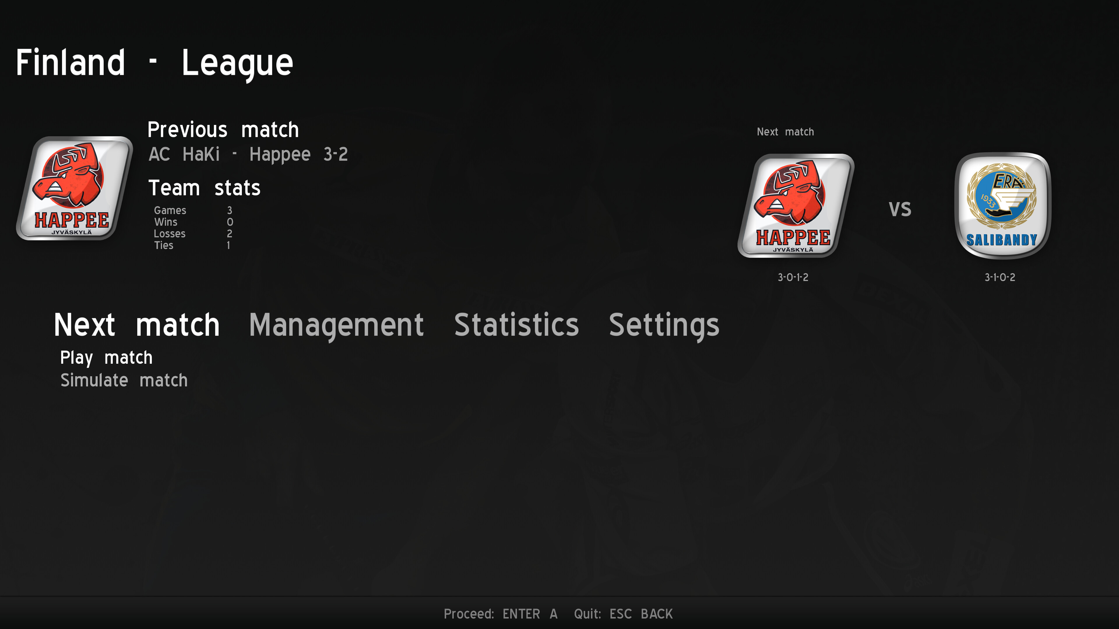 Floorball League 2010 screenshot 6