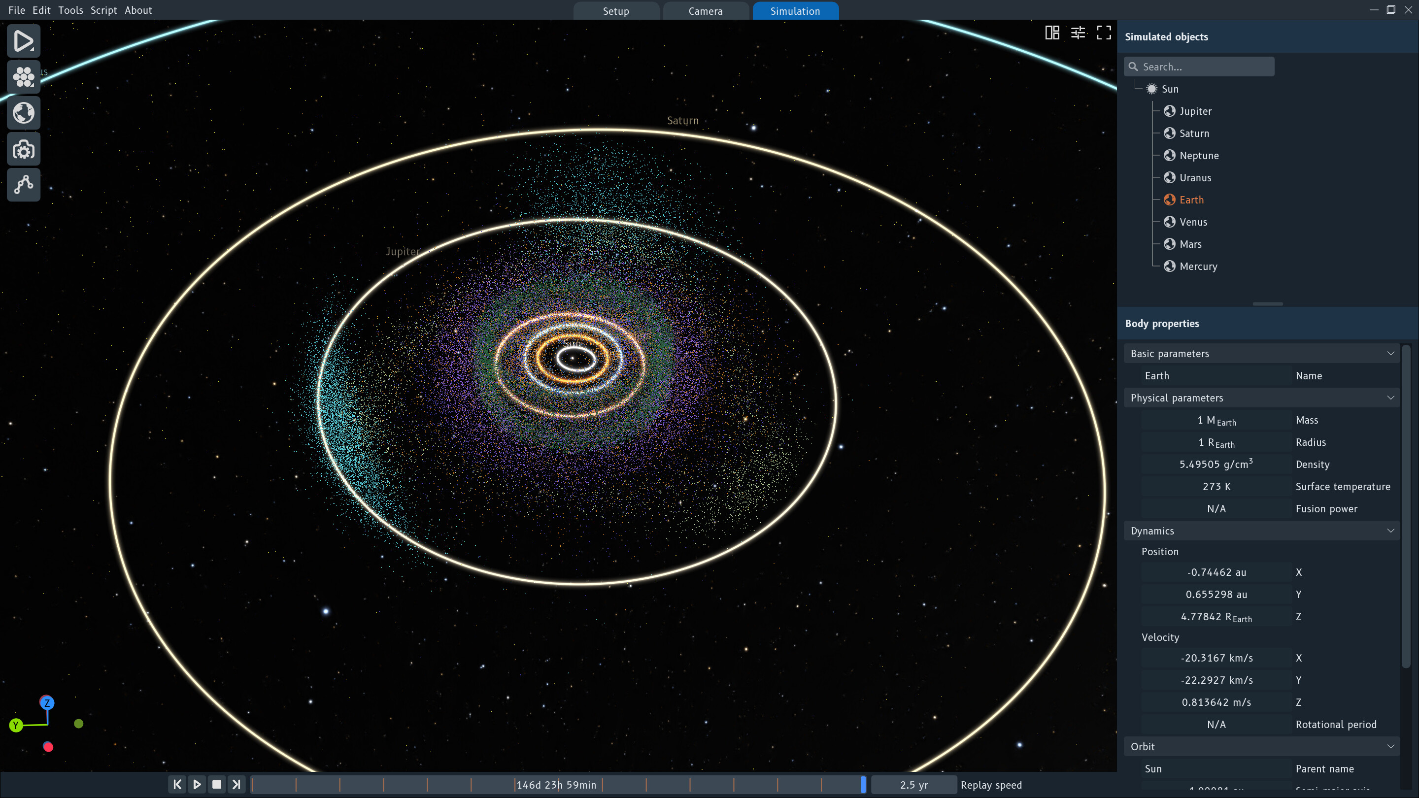 SpaceSim screenshot 3