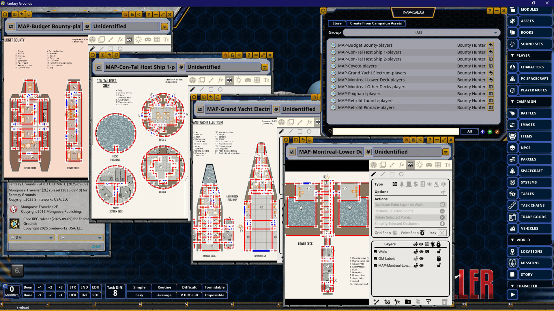 Fantasy Grounds - Bounty Hunter screenshot 5