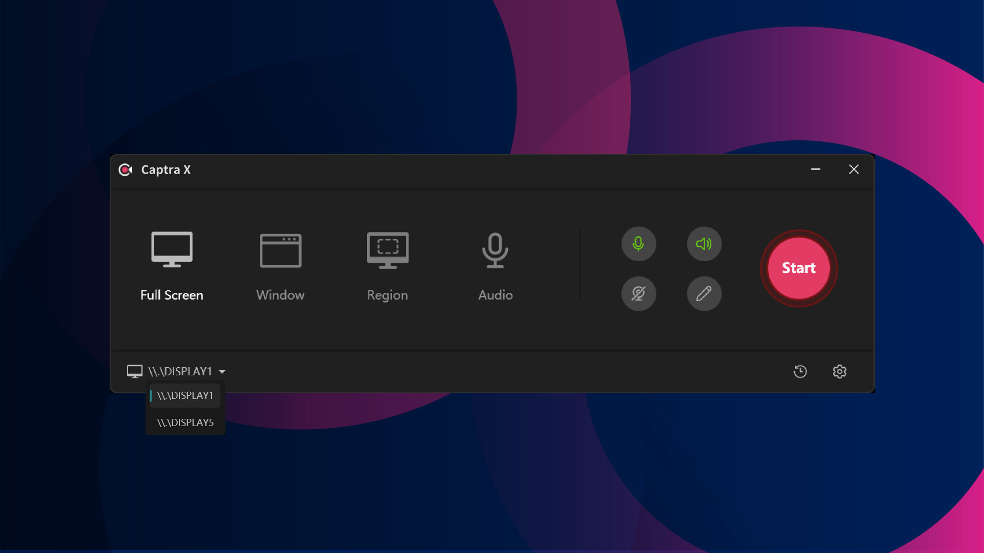 Captra X - Screen Recorder screenshot 1