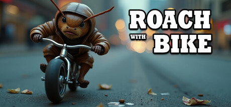 Roach with Bike — Steam header