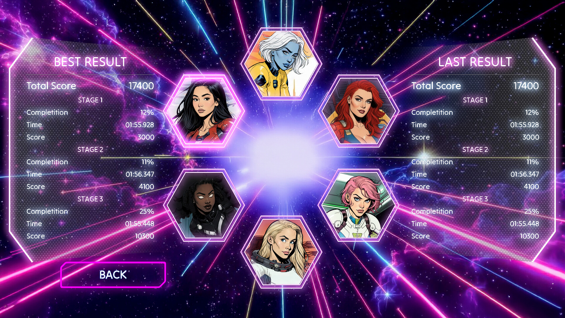 Star Panic: Cosmic Queens screenshot 2