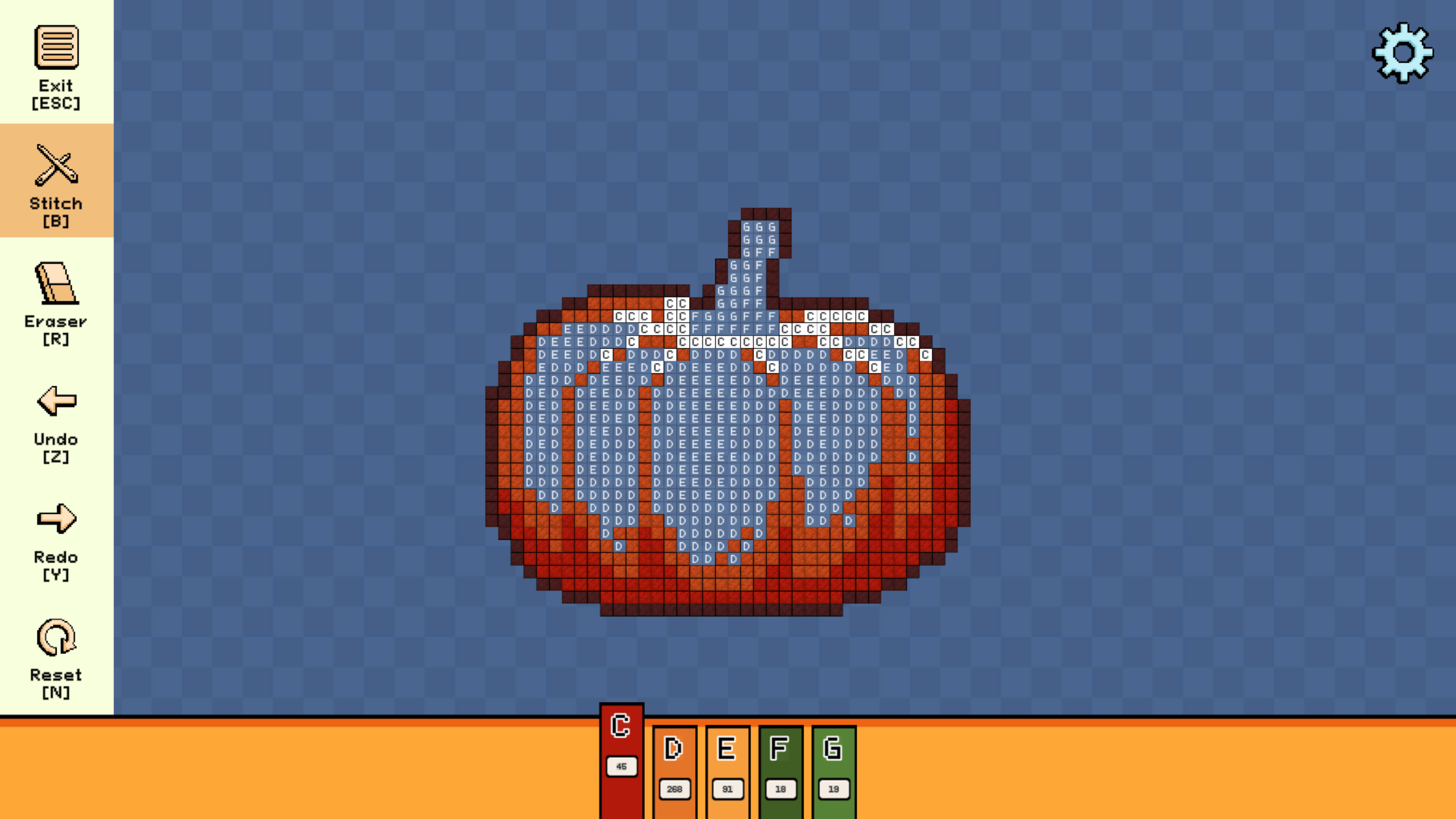 Pixel Cross Stitch - Autumn Miniatures Pack screenshot 4