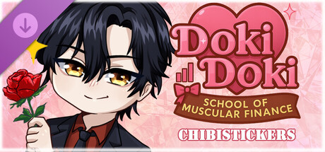 Doki Doki: School of Muscular Finance - Chibistickers