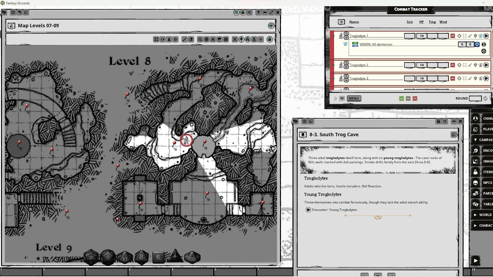Fantasy Grounds - Belowdown for Shadowdark RPG screenshot 7