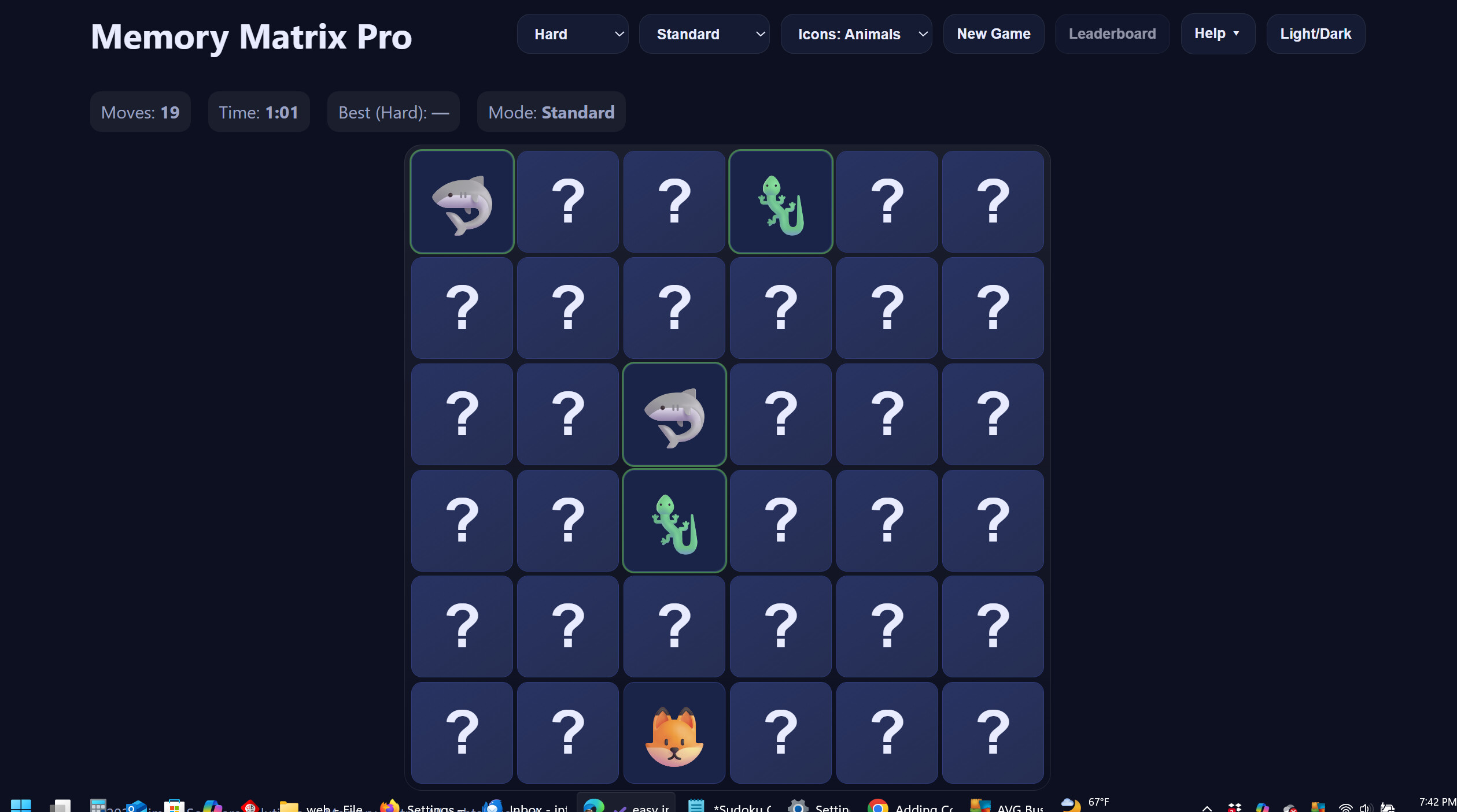 Memory Matrix Pro screenshot 2