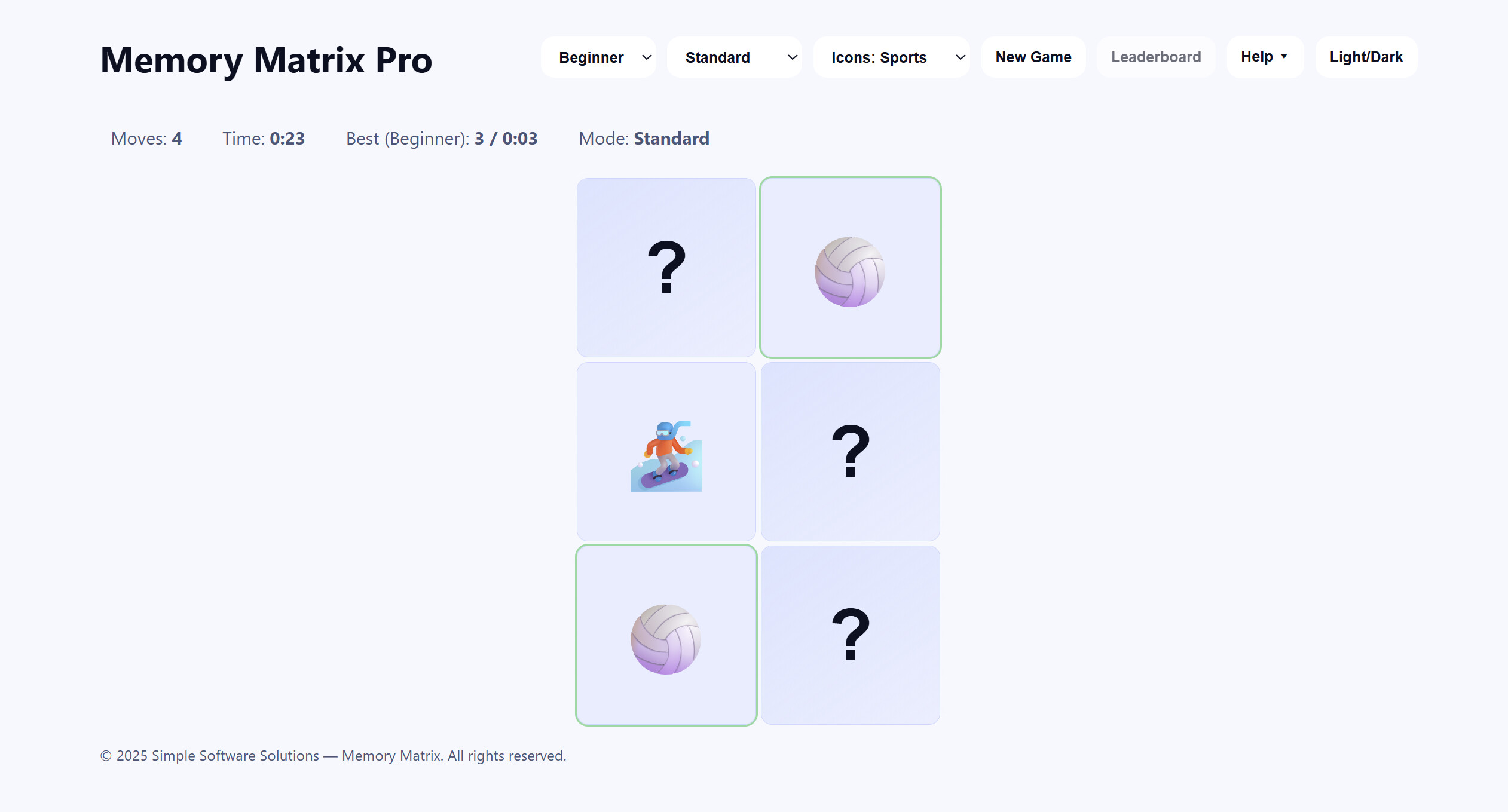 Memory Matrix Pro screenshot 3