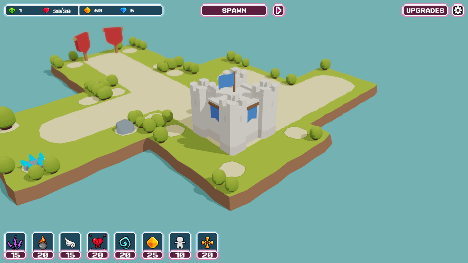 No kings Tiny Defenders screenshot 1