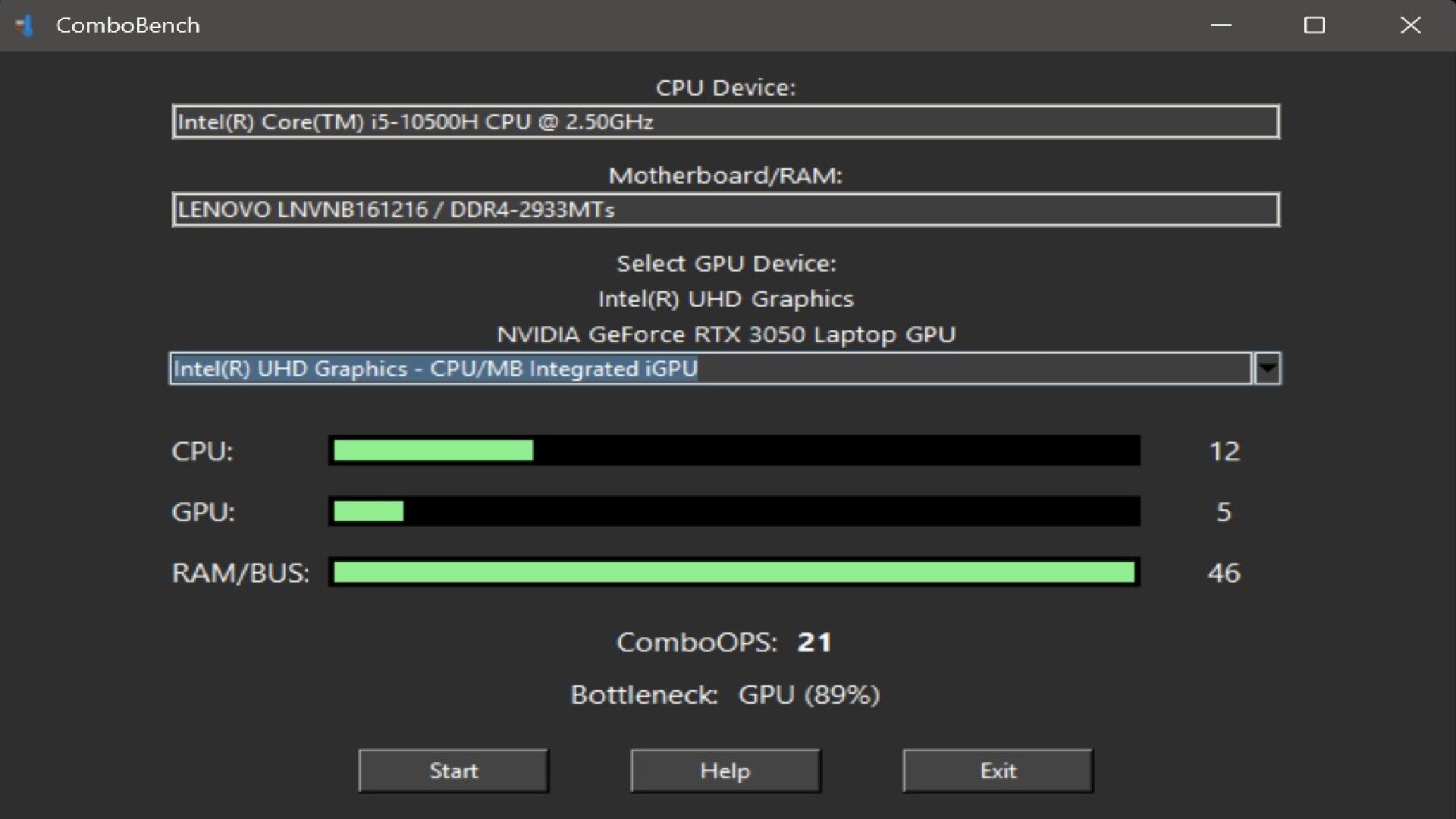 ComboBench screenshot 5