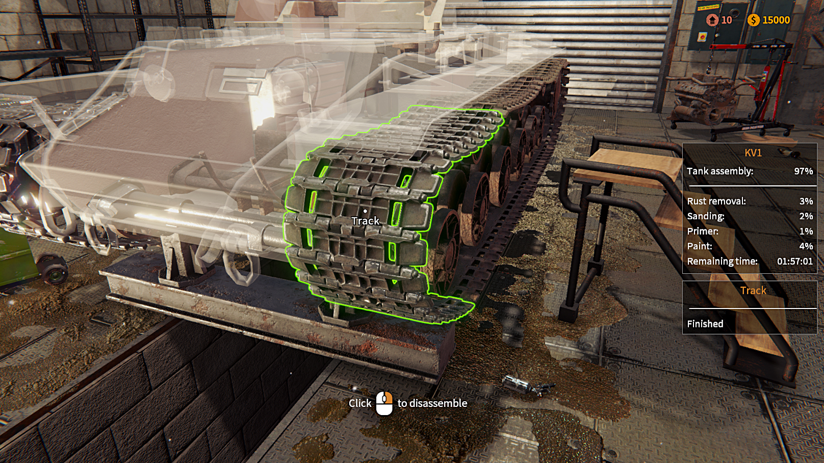Tank Mechanic Simulator screenshot 1