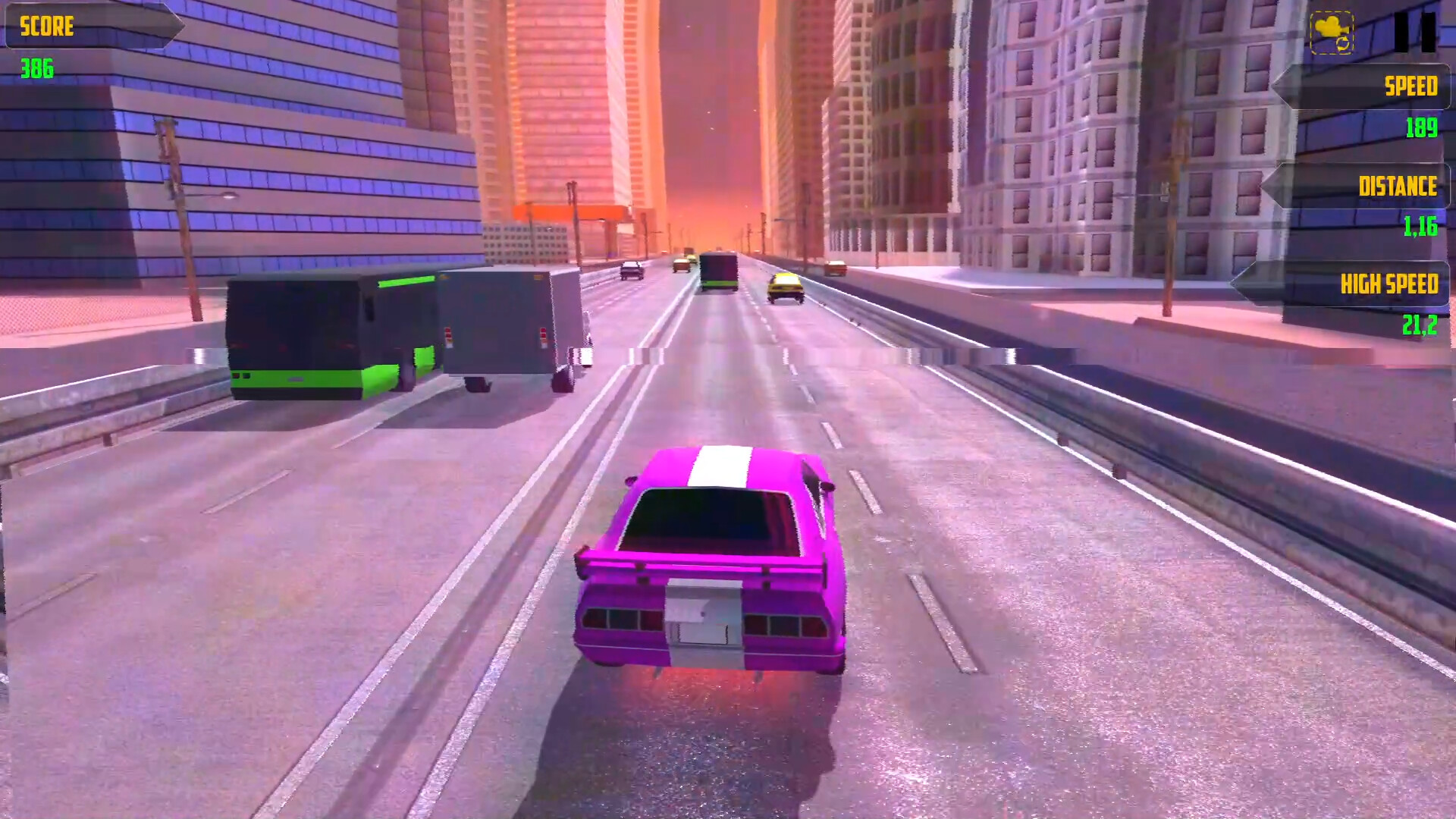 Retrowave Highway screenshot 1