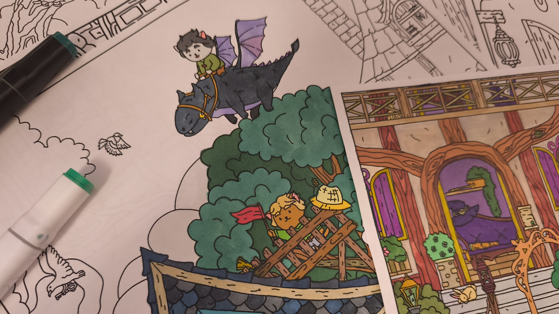 FIND ALL 9: Fantasy - Coloring Book screenshot 2