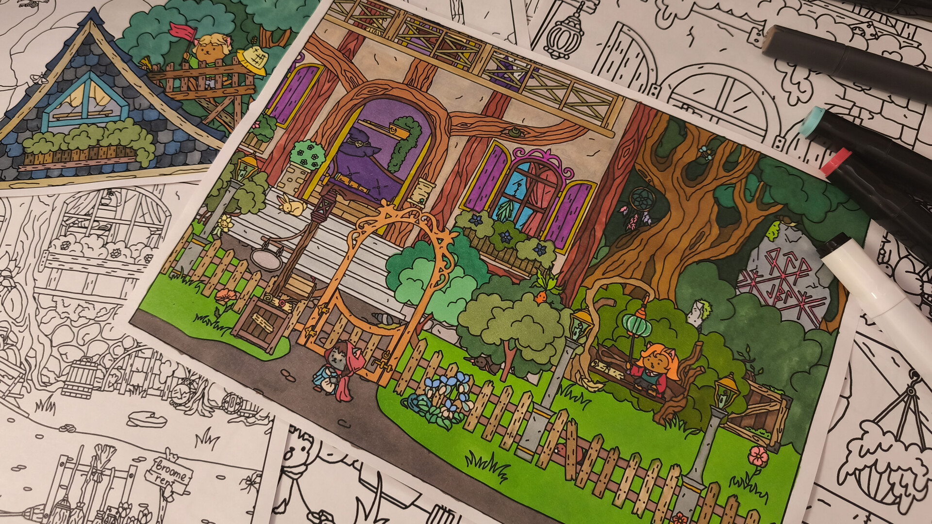FIND ALL 9: Fantasy - Coloring Book screenshot 8