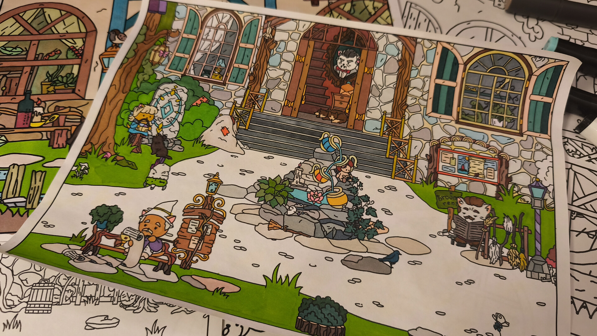 FIND ALL 9: Fantasy - Coloring Book screenshot 4