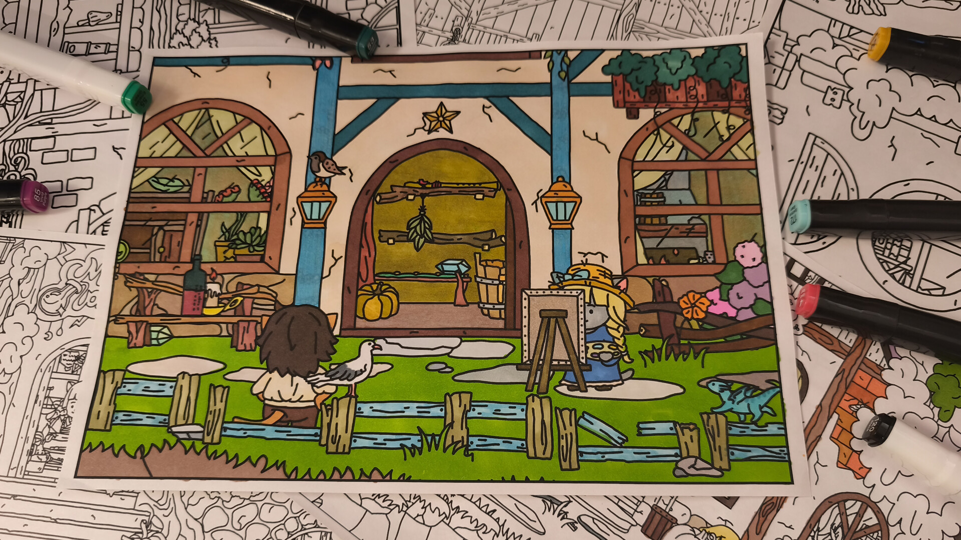FIND ALL 9: Fantasy - Coloring Book screenshot 10