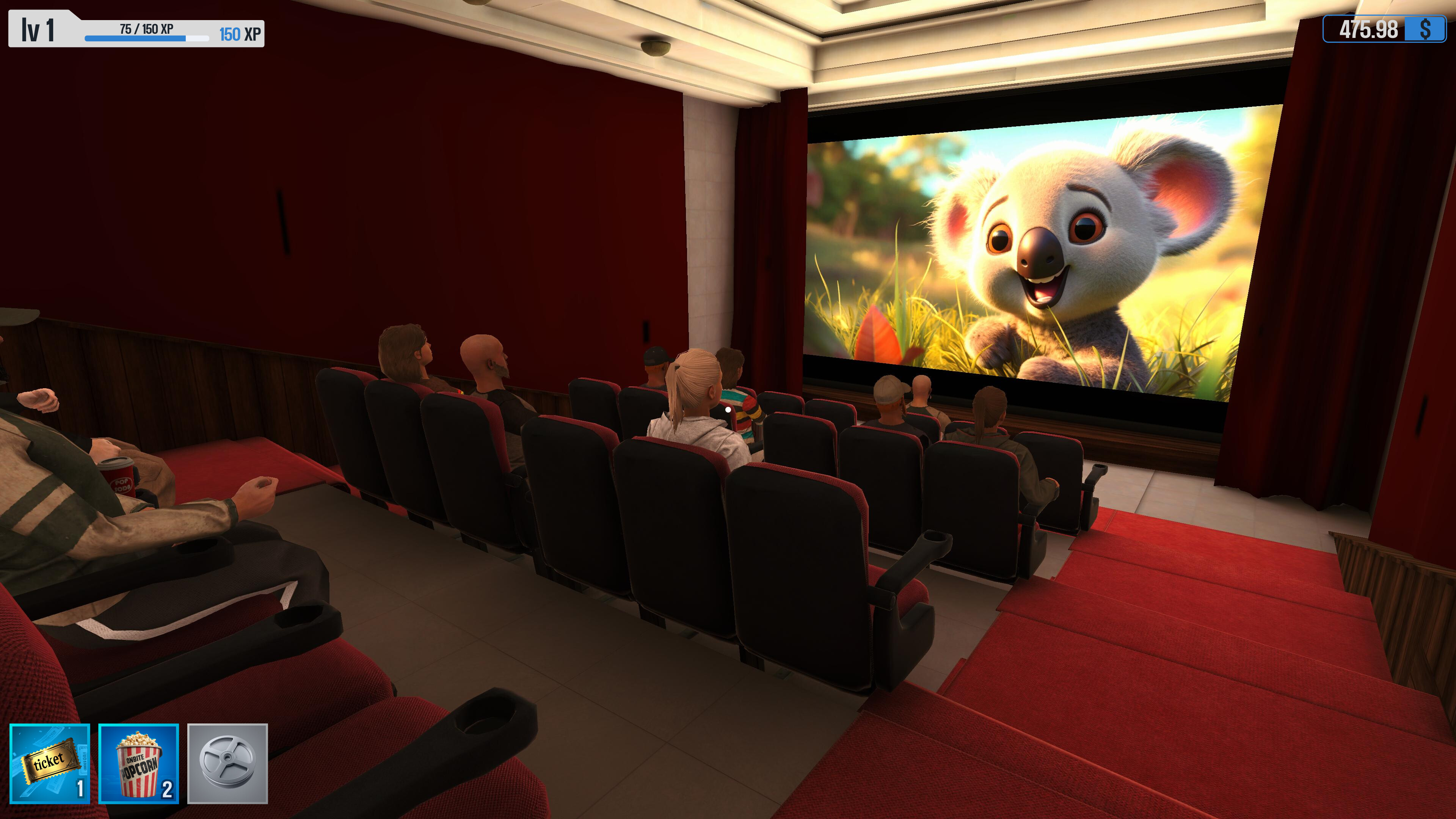 Cinema Manager Simulator Demo screenshot 1