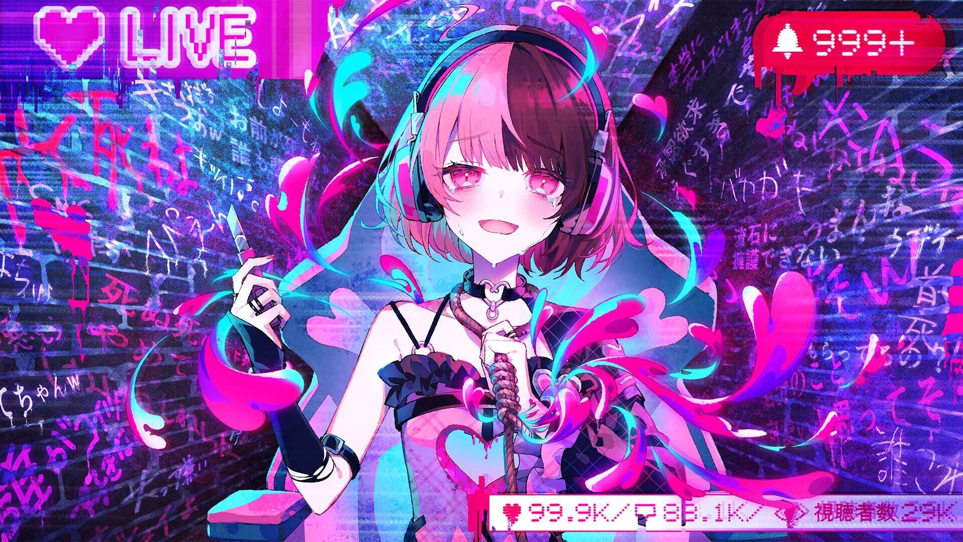 配信少女ノ裏垢迷宮 はのうら デジゲー博限定 フライヤー 10点セット 配信少女ノ裏垢迷宮 on Steam