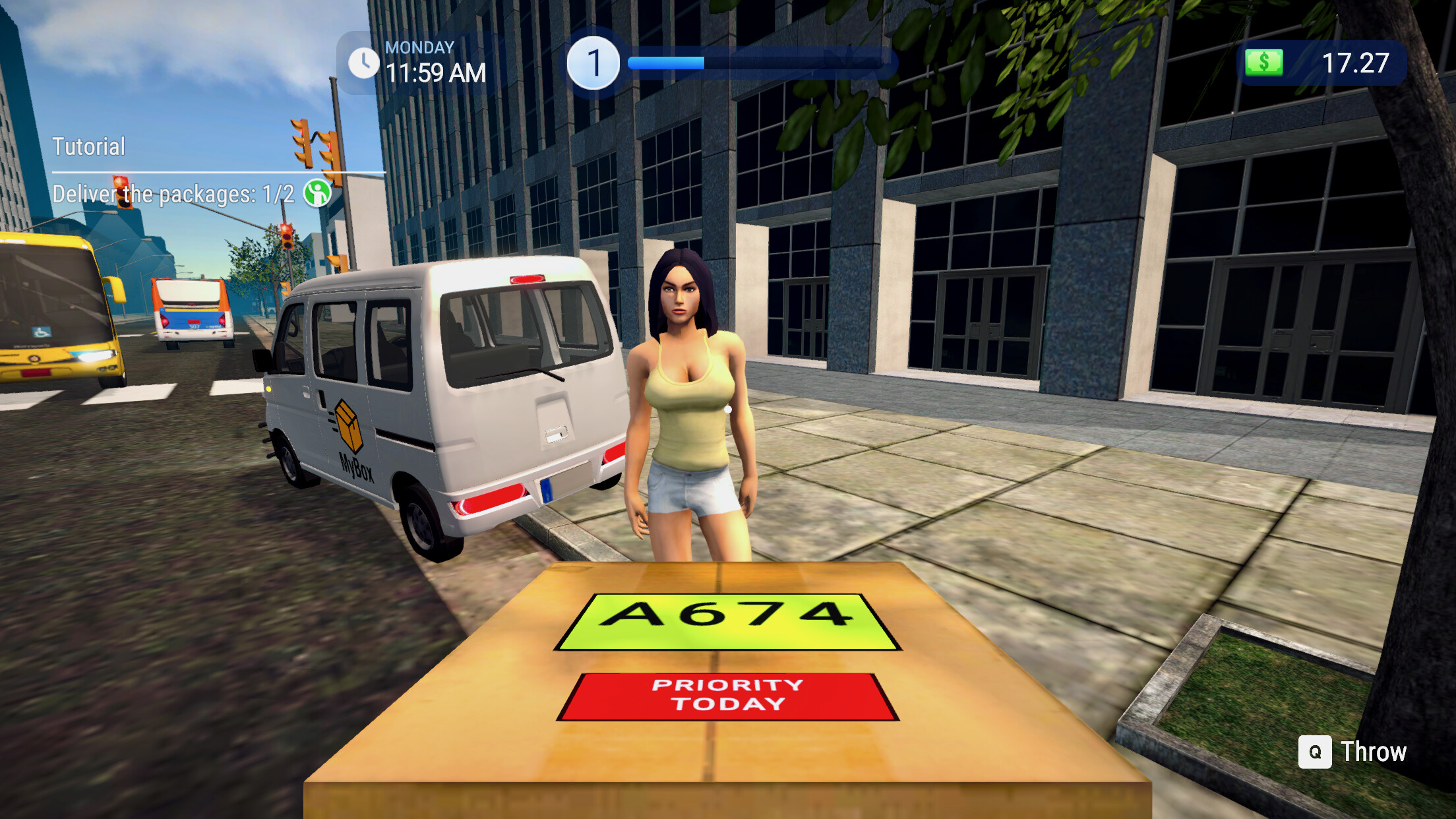Parcel Delivery Simulator screenshot 1