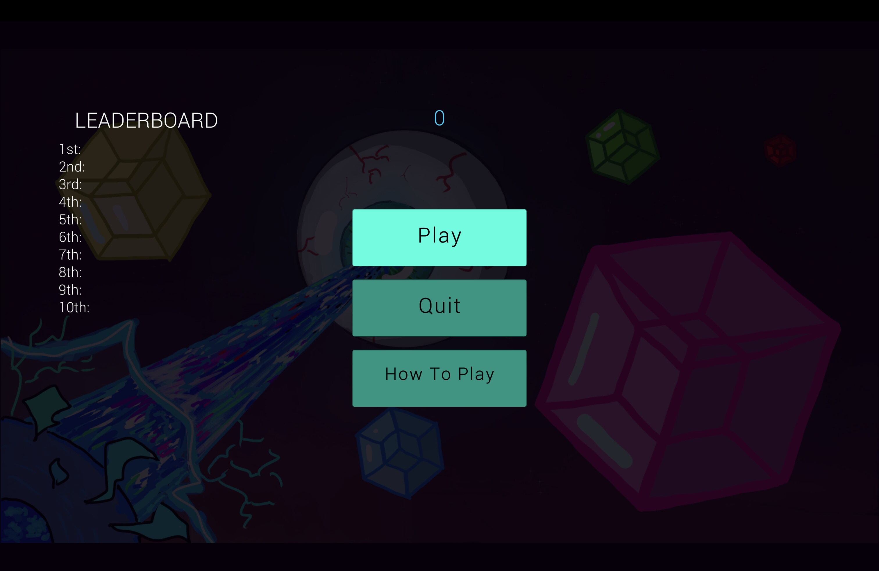 Eyes And Hypercubes screenshot 1