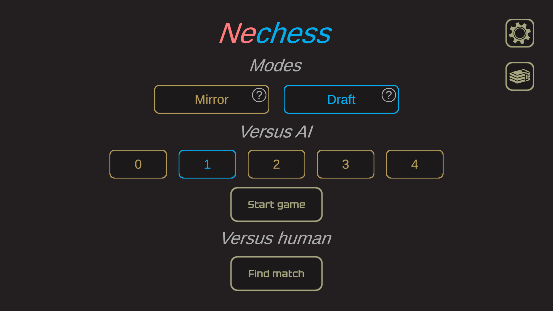 Nechess screenshot 1