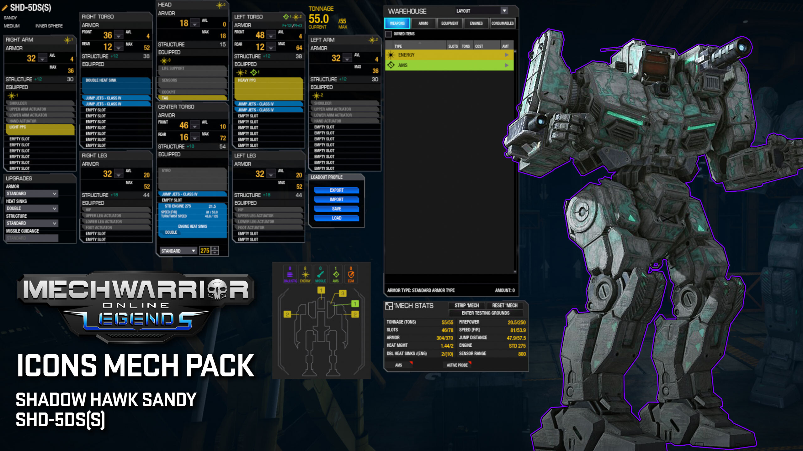 MechWarrior Online™ - Icons Booster pack screenshot 5