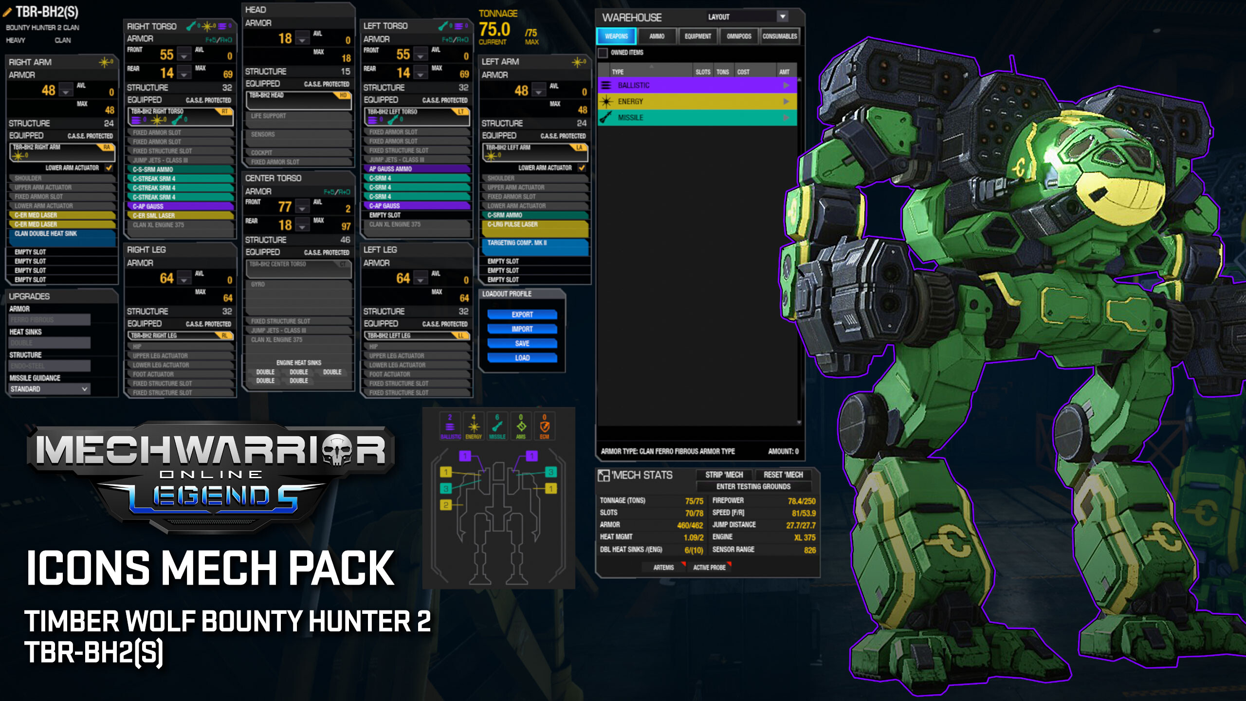 MechWarrior Online™ - Icons Booster pack screenshot 3