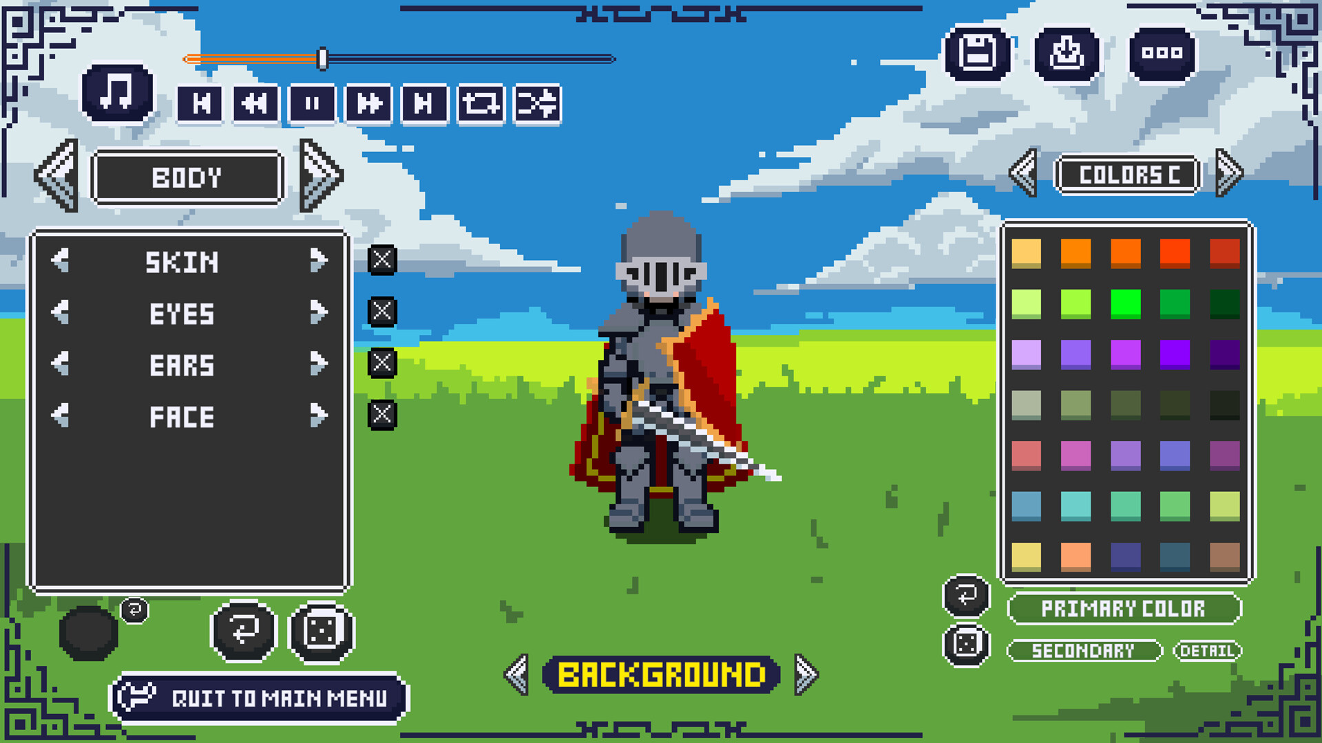 Just A Pixel Character Creator screenshot 2