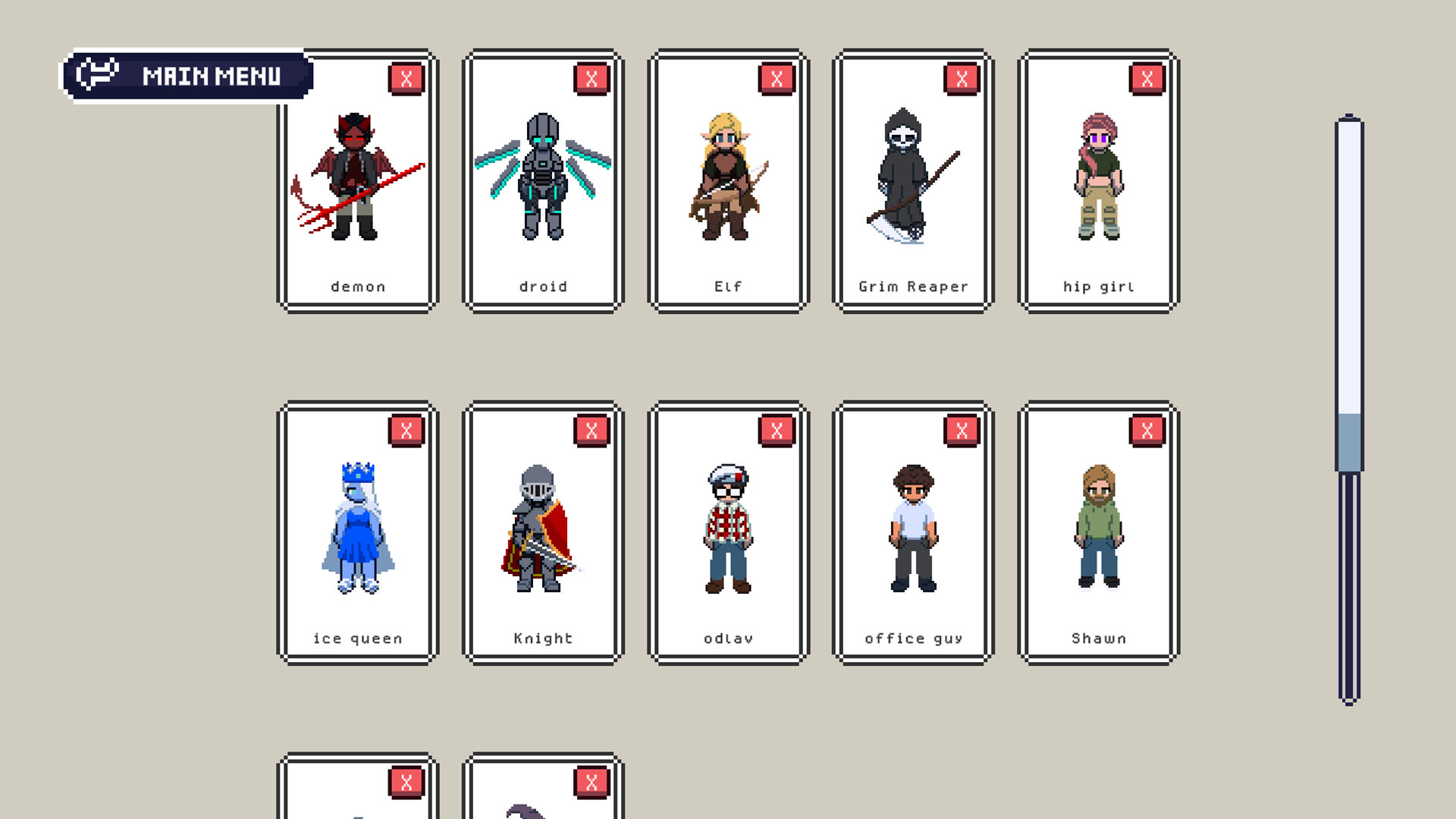 Just A Pixel Character Creator screenshot 7