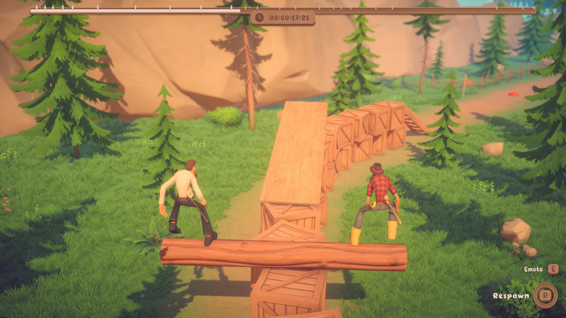 圆木骑士 - Log Riders | indienova GameDB 游戏库