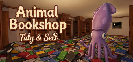 Animal Bookshop: Tidy & Sell — Steam header