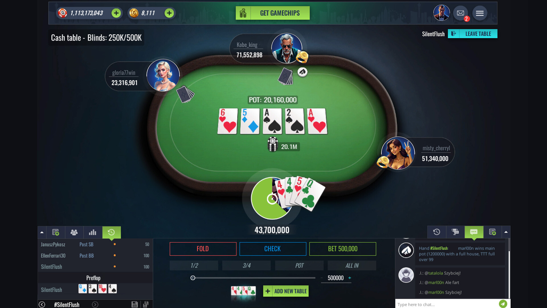 Poker Omaha screenshot 1