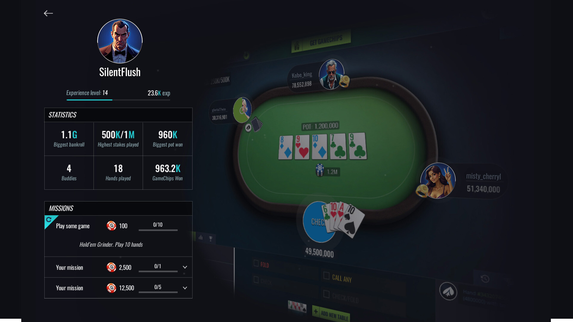 Poker Omaha screenshot 3