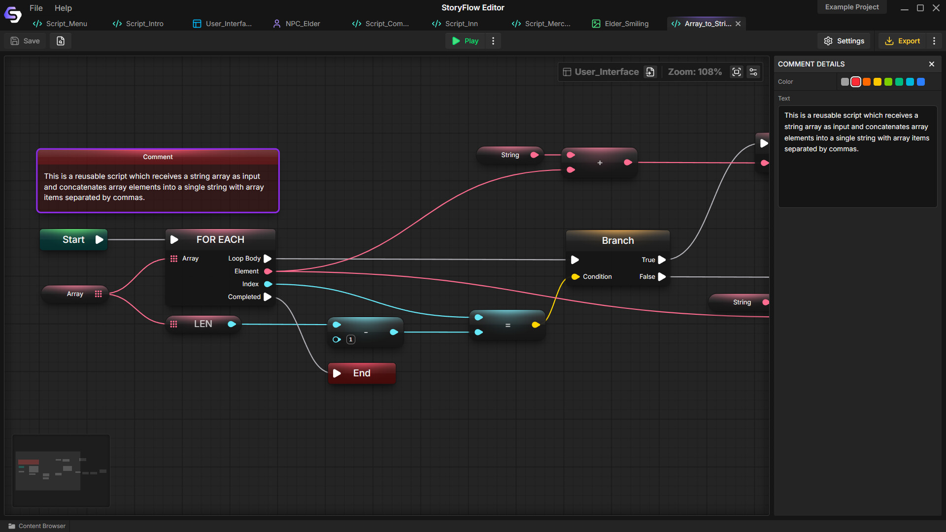 StoryFlow Editor screenshot 6