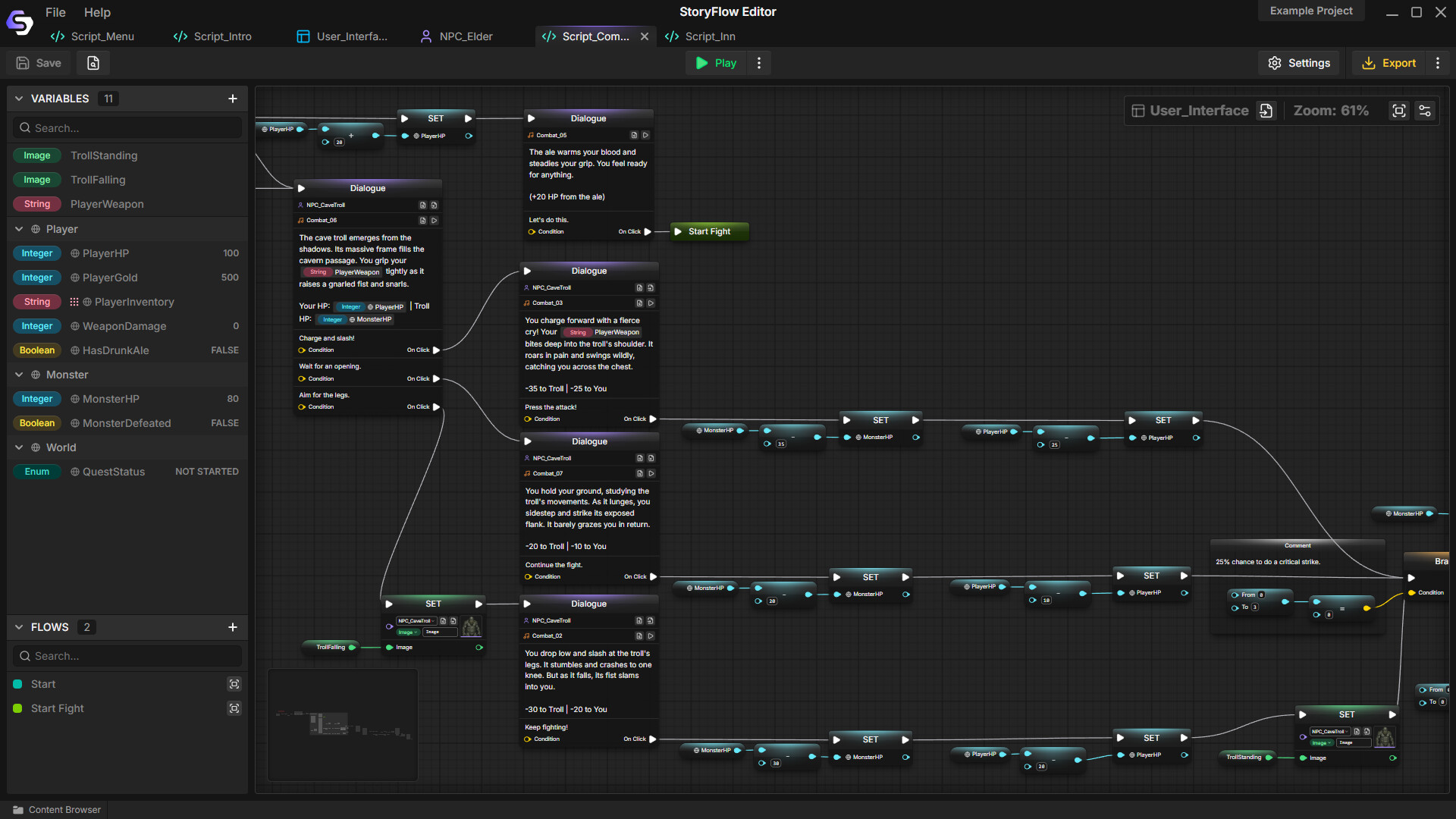 StoryFlow Editor screenshot 9