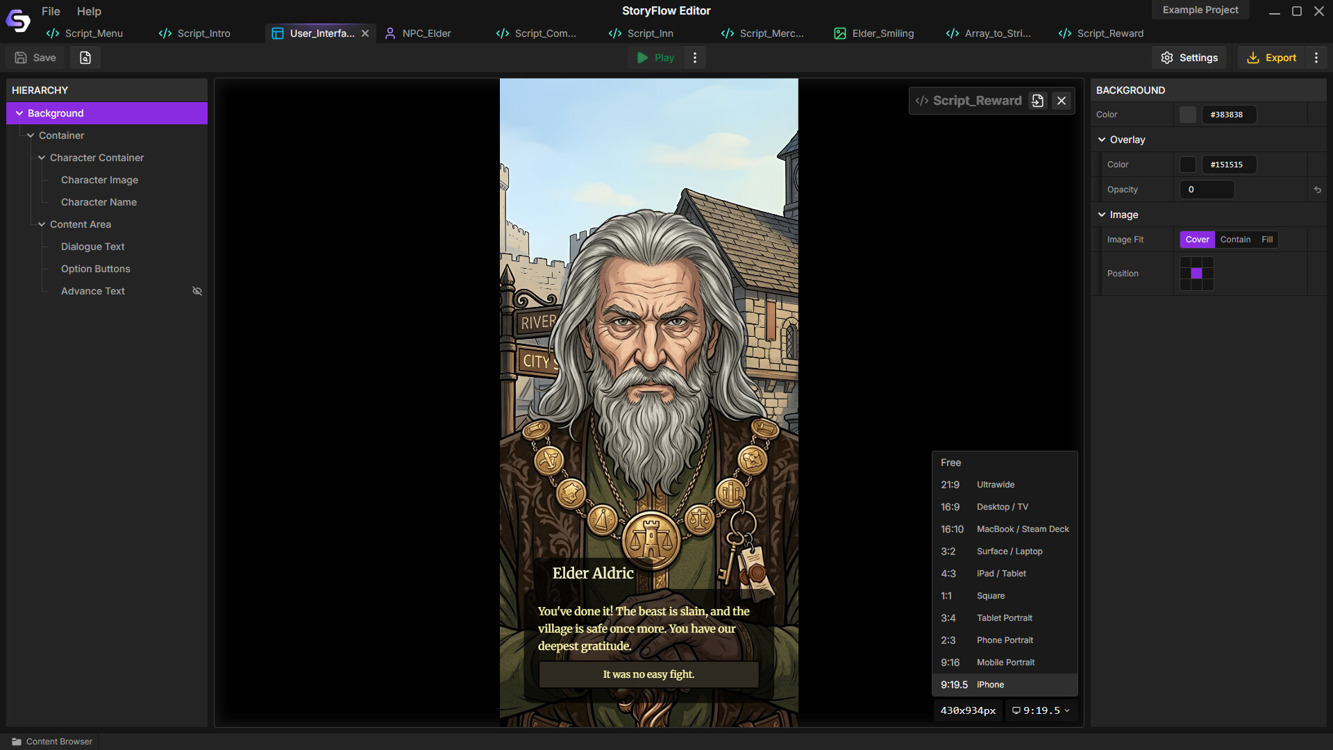 StoryFlow Editor screenshot 7
