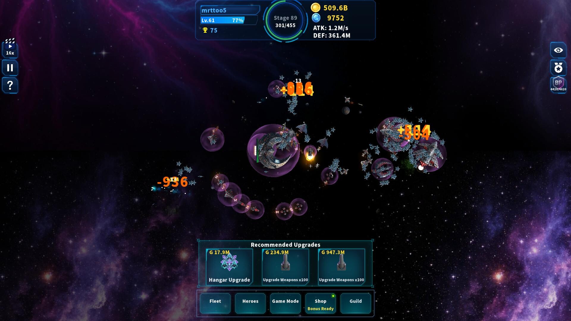 Idle Starfleet screenshot 4