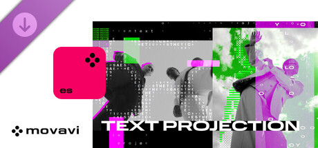 Movavi Video Editor 2026 - Text Projection Overlay Pack