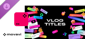 Movavi Video Editor 2026 - Vlog Titles Pack