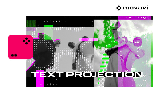Movavi Video Suite 2026 Steam Edition - Text Projection Overlay Pack