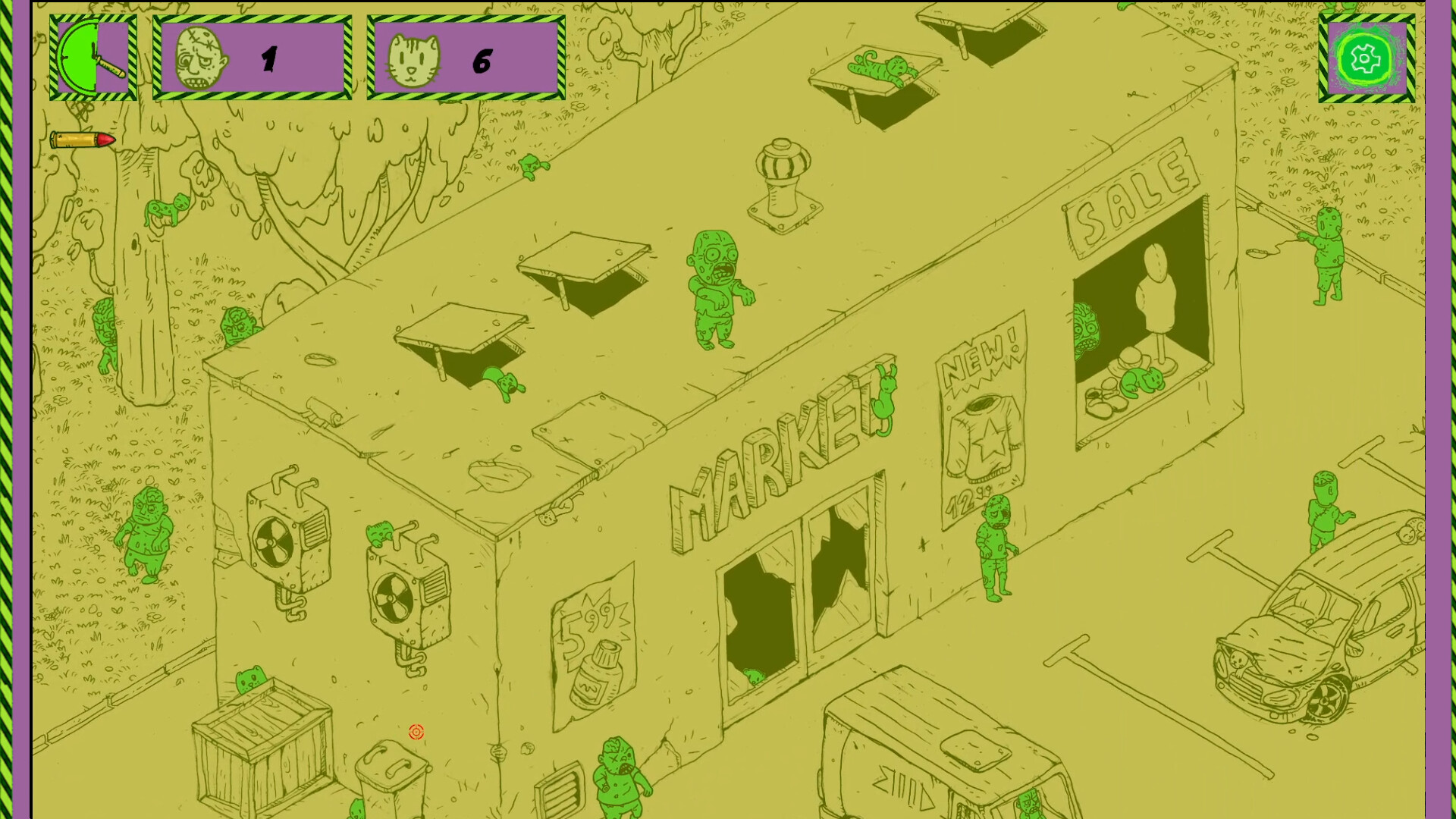Cats vs Zombies screenshot 4