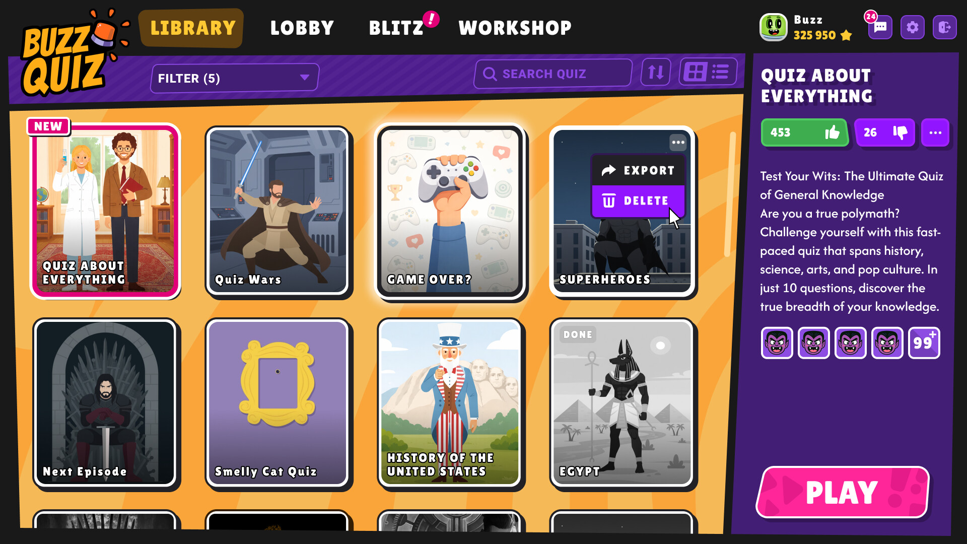 BUZZ QUIZ screenshot 6