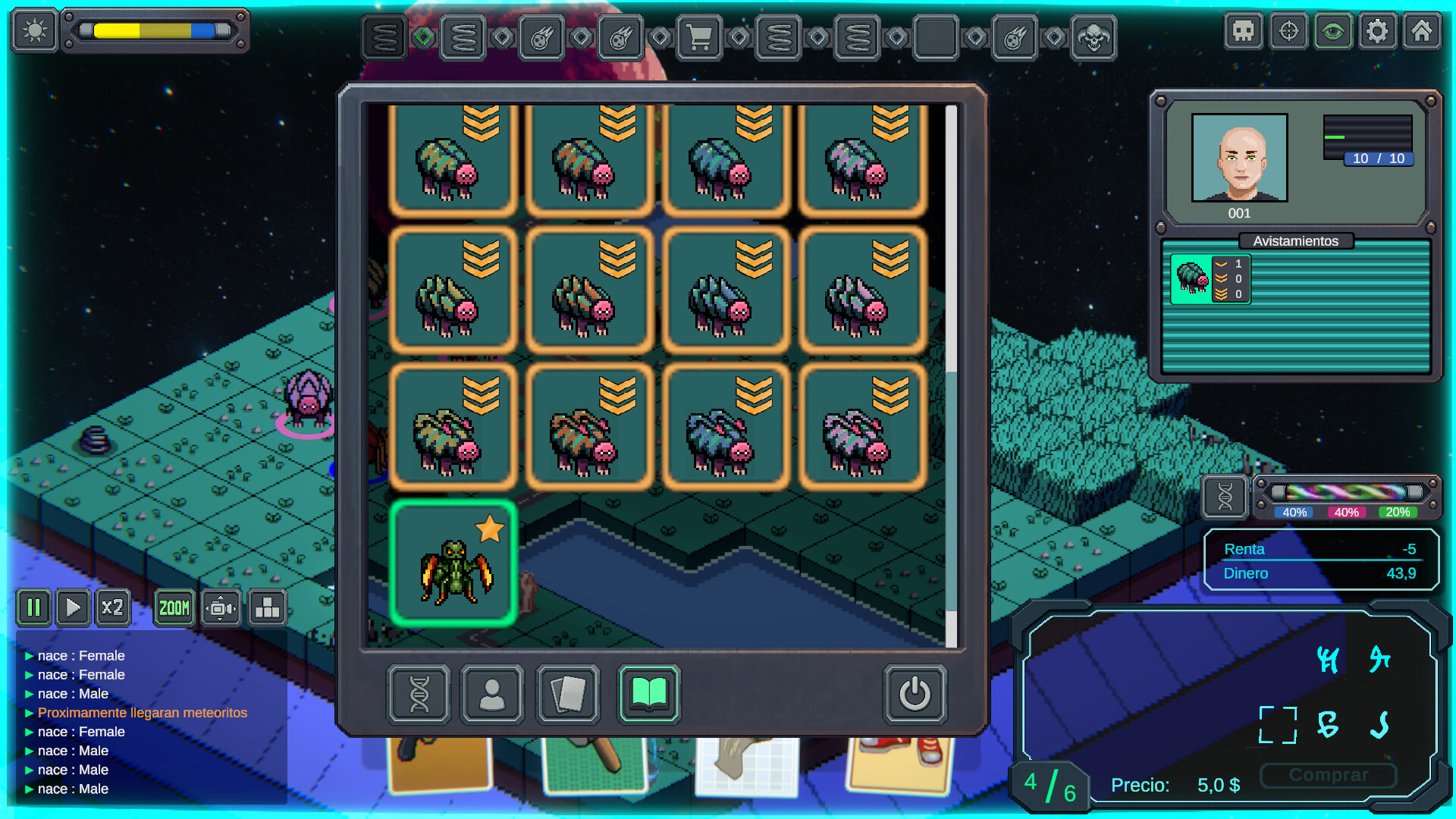 Space Evolver screenshot 4