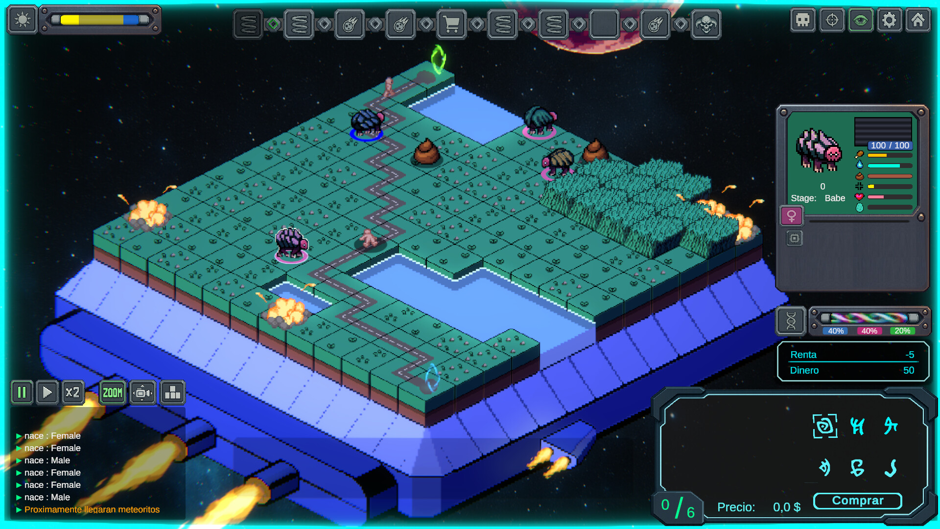 Space Evolver screenshot 2