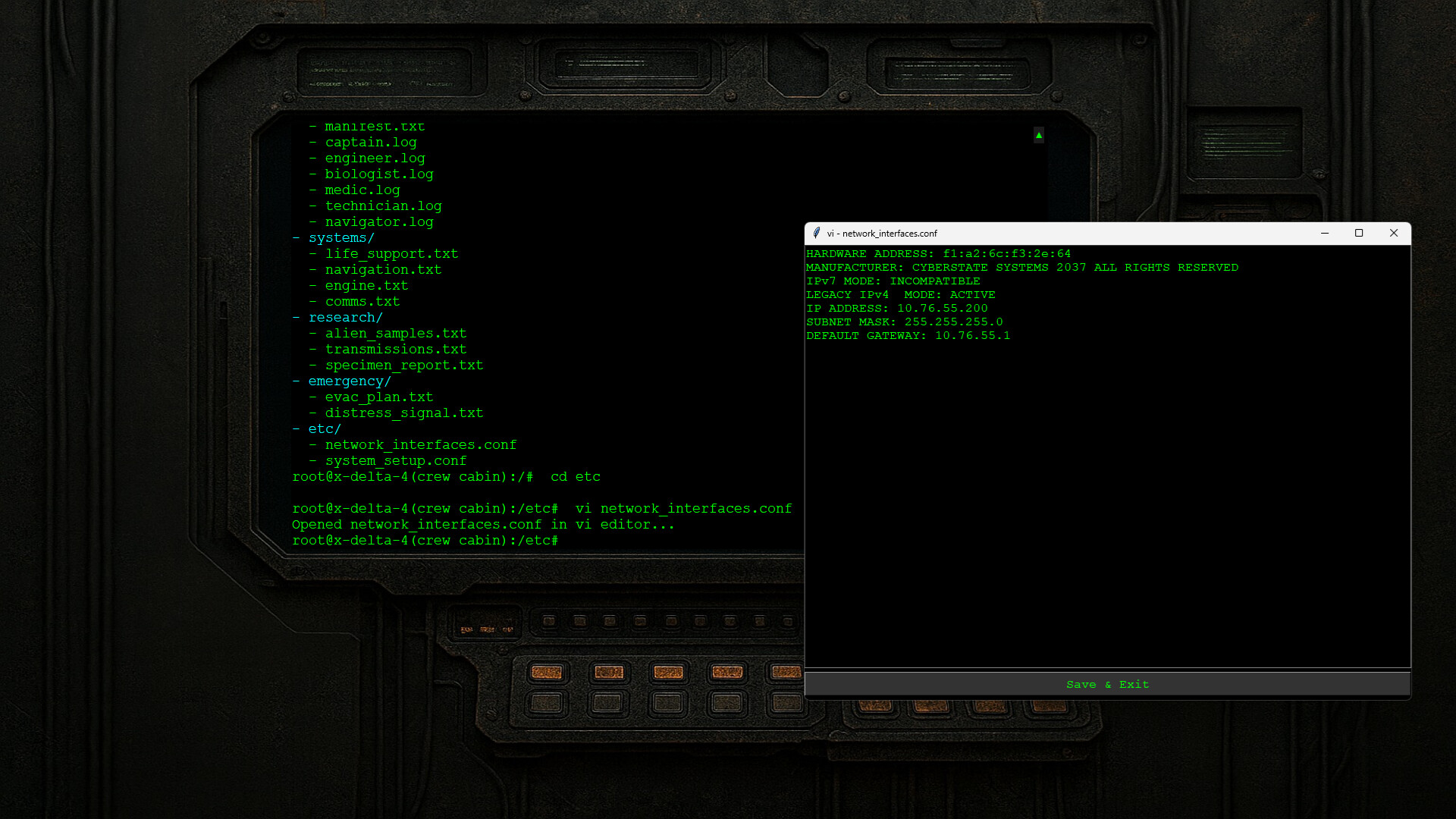 Delta 4 Terminal Protocol screenshot 2