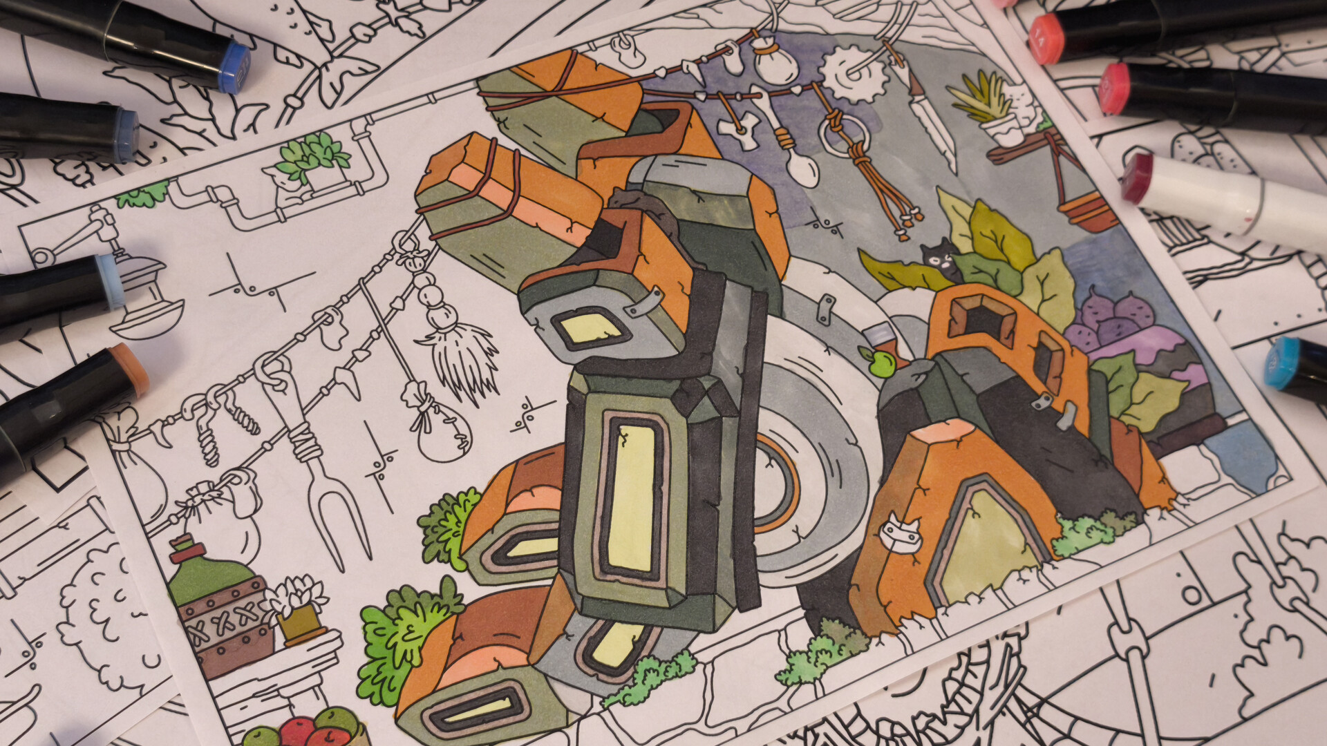 FIND KITTENS 6: After us - Coloring Book screenshot 5