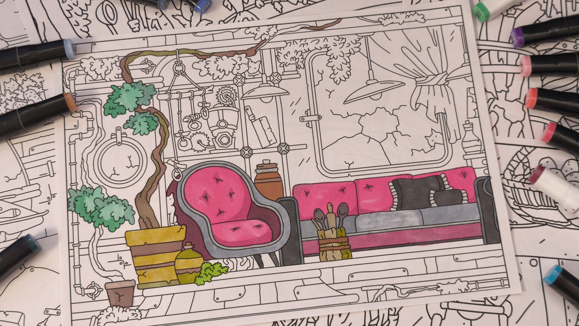 FIND KITTENS 6: After us - Coloring Book screenshot 3