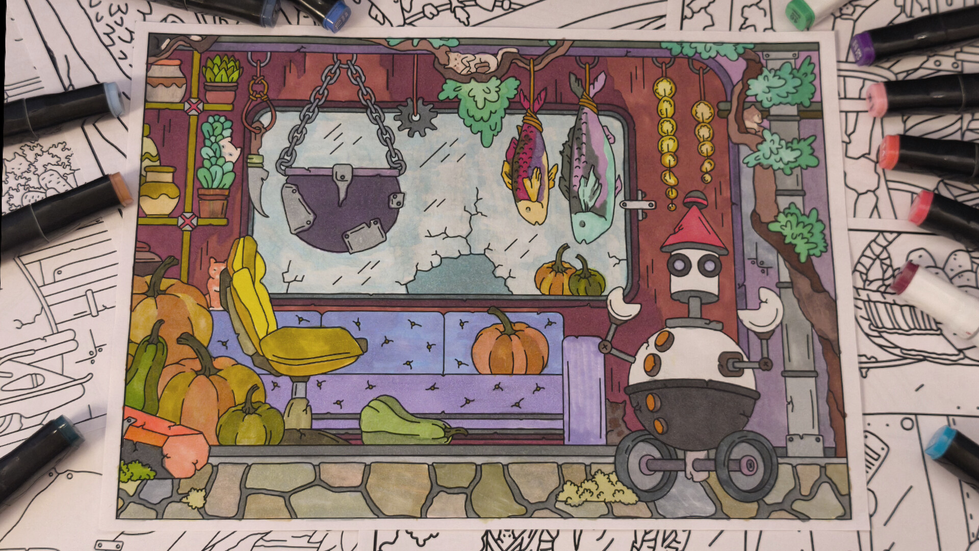 FIND KITTENS 6: After us - Coloring Book screenshot 4