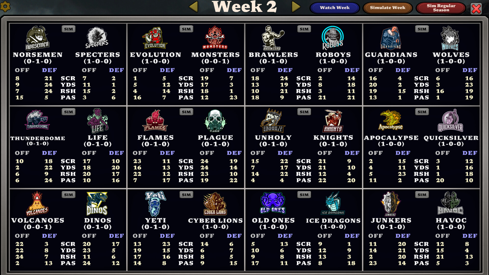 Brutalball Manager 2 screenshot 7