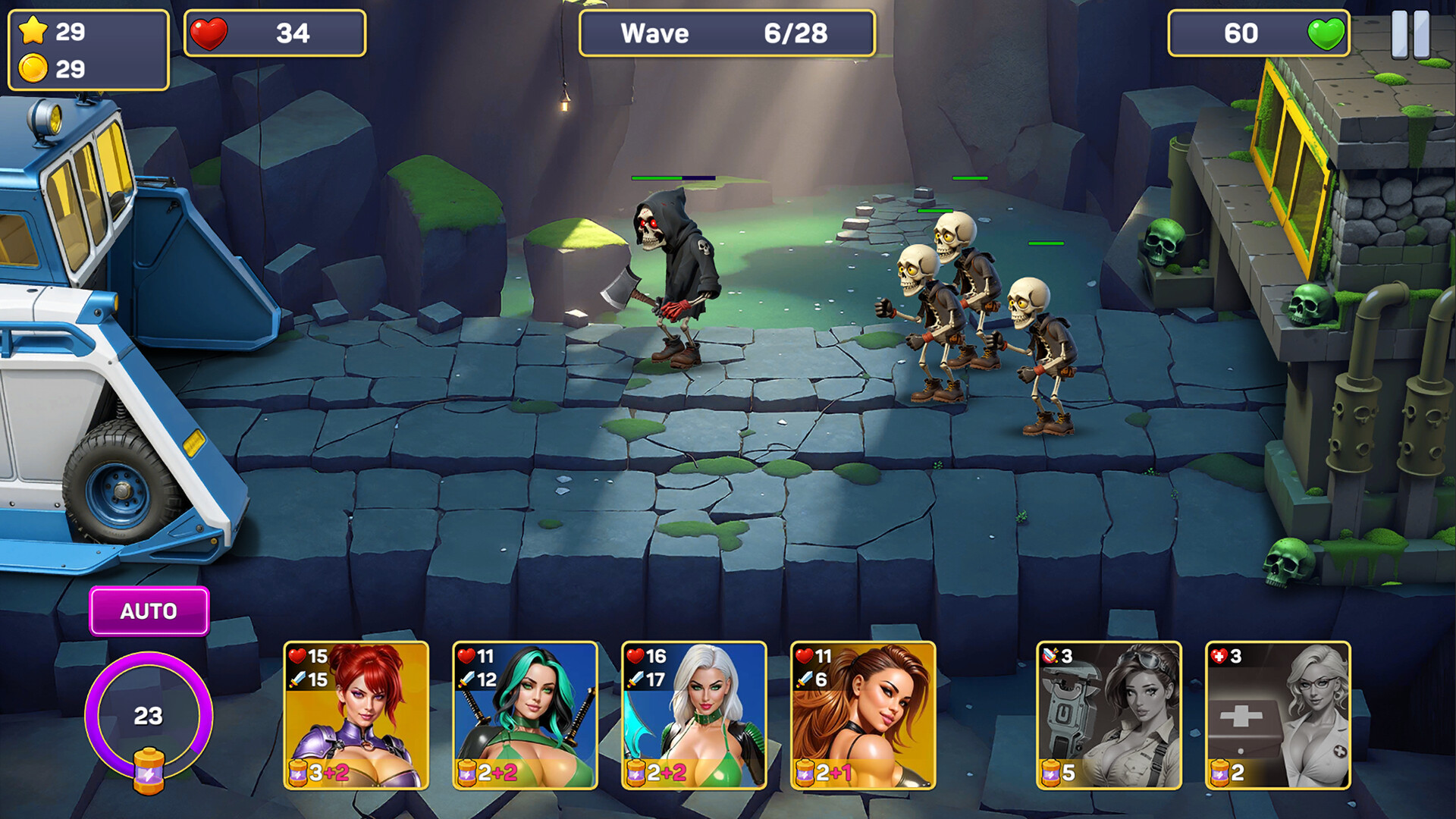 Amazons vs Zombies screenshot 2